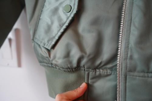 Aritzia Wilfred Free Avion Bomber Jacket Green Size xxs - Picture 6 of 13