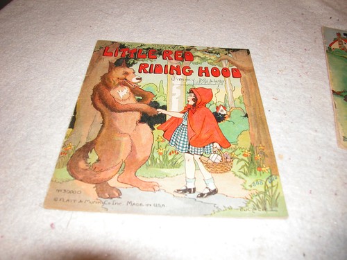 1932-40 (3) Book Set - Gingerbread Boy, Merry Coasting Party, Red Riding Hood - Picture 5 of 10