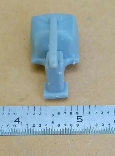 ABS-LIKE RESIN 3D PRINTED 1/12 SCALE PARACHUTE, MOUNT AND CORD DRAG DRAGSTER - Picture 2 of 3