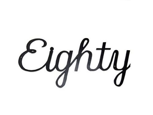 Script Style Address House Numbers Written Word Cursive Font Black Large Size - Picture 27 of 31