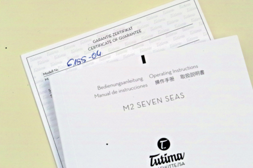 TUTIMA Herren Uhr Seven M2 Seas S Blue Ref. 6155-04 NEW FULL SET - Picture 8 of 11