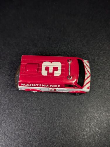 Vintage TYCO Commando Control Dodge Maintenance Van HO Slot Car Red - Picture 4 of 5