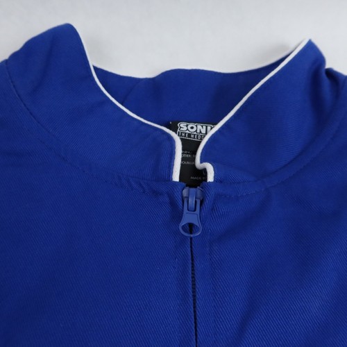 Sega Sonic the Hedgehog Racing Team Jacke Mantel Herren Large blau bestickt 91 - Bild 10 von 24