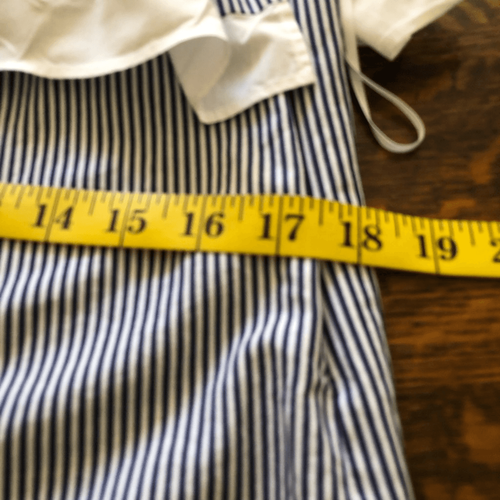 J. Crew Blue and White Striped One Shoulder Top - Picture 11 of 13