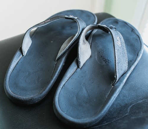 Olukai Ohana Herren Braun Flip Flop Gummi US Gr. M 11, EUR 44 - Bild 4 von 7