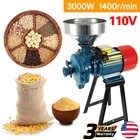110V Electric Mill Dry Grinder Machine for Corn Grain Rice Wheat Cereal 3000W