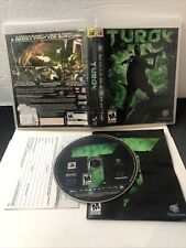 Turok Sony PlayStation 3 PS3 Complete with Manual CIB Tested Working ROUGH CASE