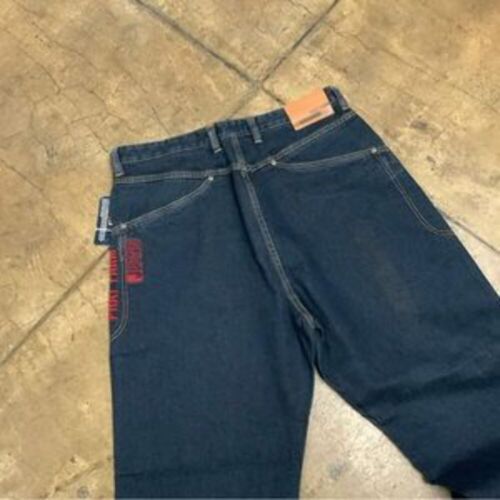 Pantalone Uomo Phat Farm Dk Blu | Rosso Denim Nuovo con etichette - Foto 2 di 5