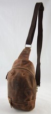 GreenBurry Bodybag Crossover-Bag Rind-Leder Vintage Daypack Rucksack Cross 1612A