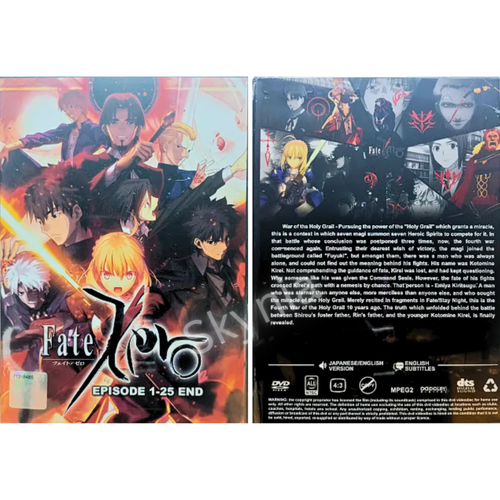 FATE/ZERO TV SERIES Season 1 + 2 (Vol. 1-25) COMPLETE ANIME DVD *ENGLISH DUBBED* - Picture 3 of 5