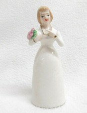 VTG 1960 JAPAN PORCELAIN BRIDE WEDDING CAKE TOPPER