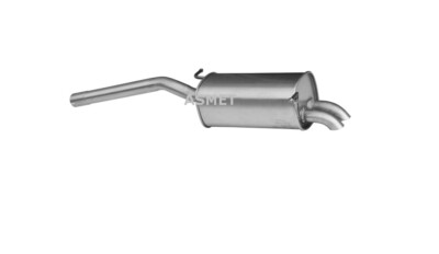 Asmet muffler silencer exhaust for VW Caddy III 3 2K 1.9TDI BLS BJB BSU