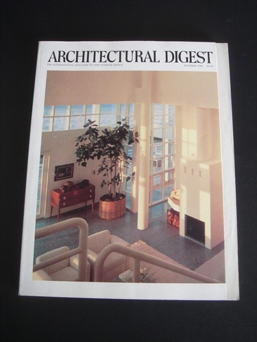 Architectural Digest Magazine October 1987 Fine Interior Design