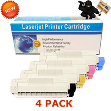 4 x Toner Cartridge for OKI Data C610n C610 44315304 44315303 44315302 44315301