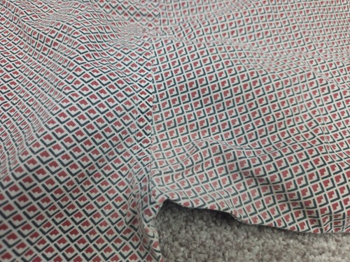 George Strait Button Up Hemd Herren XL weiß rot geometrisches Muster Western Cowboy  - Bild 11 von 18