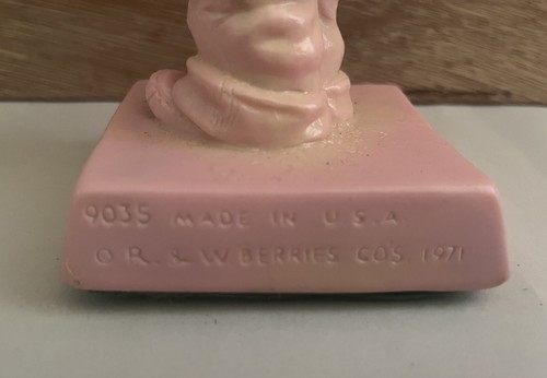Figura de novia vintage 1971 - R. & W. Berries "I Need You & Love You" - Imagen 6 de 6