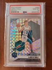 2020 Mosaic Lamelo Ball #262 Mosaic Parallel  PSA 10 Rookie NBA Debut