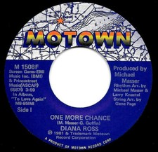 Diana Ross ‎– One More Chance/ AFTER YOU  U.S. Import DINKED COPY💋💋💋❤❤