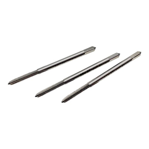 4x48 Thread 4 - 48 Tap Set 4-48 Hand Tap RH Thread 3 Flutes Right Hand 3pcs - Picture 8 of 8