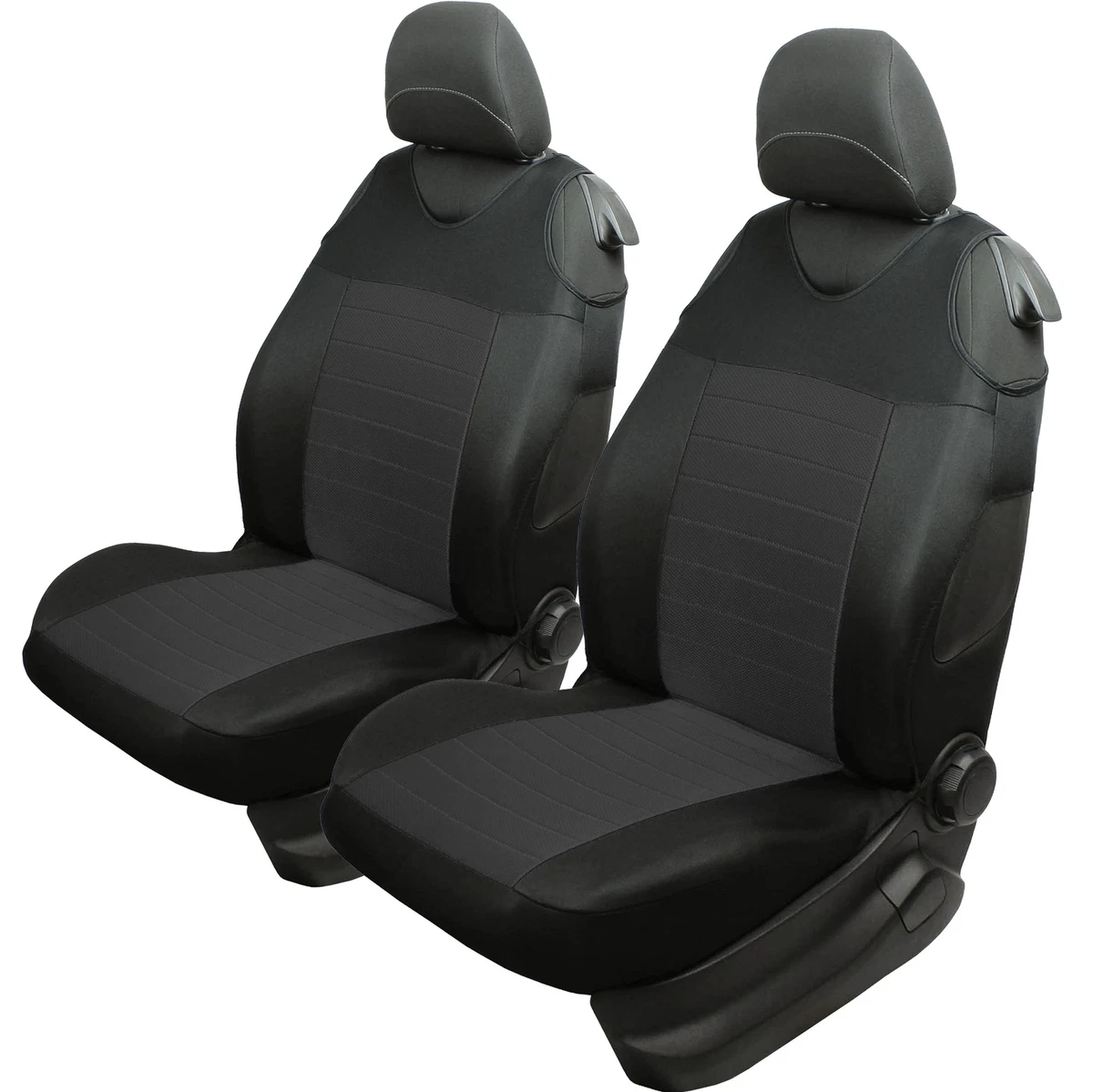 Car Seat Covers 2 Black For Citroen C3 C4 DS3 DS4 DS5 Picasso