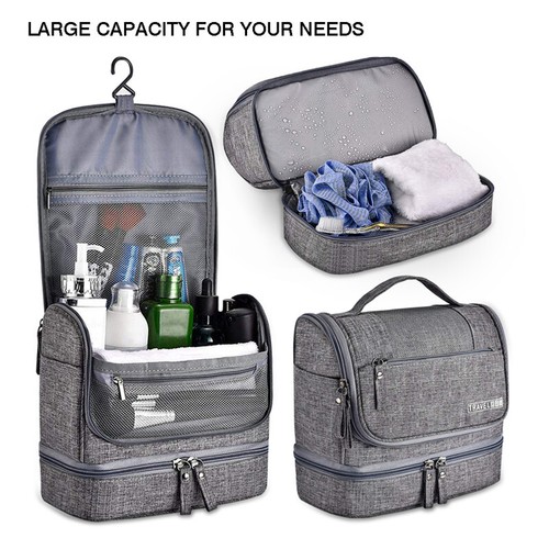 Extra Large Cosmetic Makeup Travel Wash Toiletry Bag Portable Organizer Handbag - Picture 15 of 26