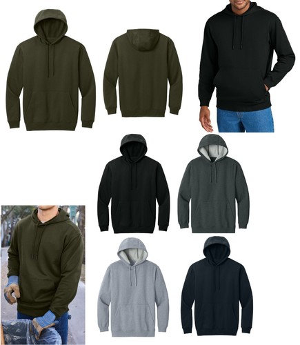 MEN'S WORK READY, PULLOVER, TOUGH FLEECE HOODIE, PHONE POCKET, BREATHABLE XS-6XL - Foto 1 di 7