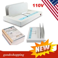 Hot Melt Thermal Binding Machine Electric Book Binder for A4 CPU Control