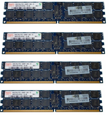 Memory Ram 4 Server DDR2 PC2 5300P 667MHz ECC Reg For Dell 2970 - 6950 2x Lot- - Picture 14 of 14