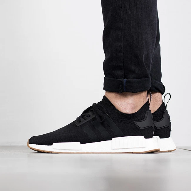 ontwerp viel breedtegraad Adidas NMD R1 PK size 12.5. Core Black Gum White. BY1887. Primeknit. ultra  boost | eBay