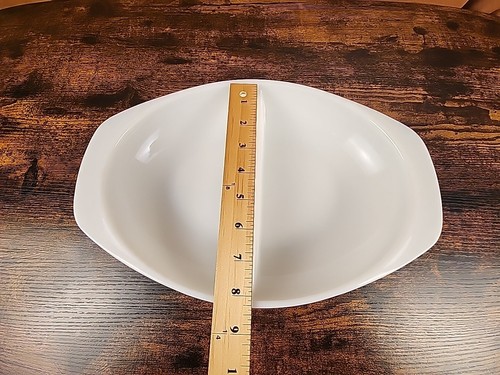 Piatto Casseruola Vintage Pyrex 1083 Vetro Latte Diviso 1,5 Quart - Foto 11 di 12