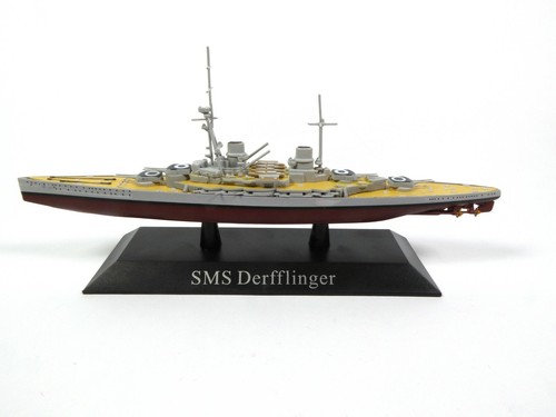 Set of 2 Warships 1:1250 WW1 + WW2 Diecast Military Model Boat Battleship WSL18 - Picture 4 of 11