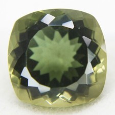 12 Ct Certified Natural Garnet Demantoid Green Cushion Cut Loose gemstones