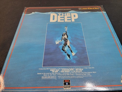 THE DEEP   (1977)  ON LASERDISC   JACQUELINE BISSET, NICK NOLTE   VERY RARE - Picture 1 of 11