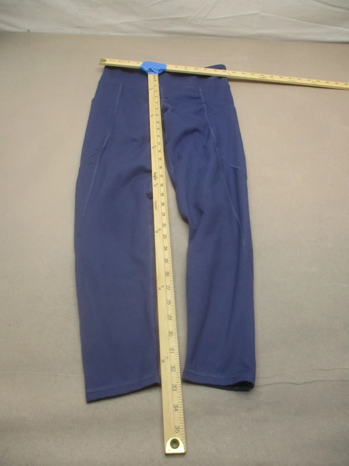 MARIKA Talla S Mujer Azul Alto Bolsillo Entrenamiento Atlético Yoga Leggings 356 Foto 3 de 4