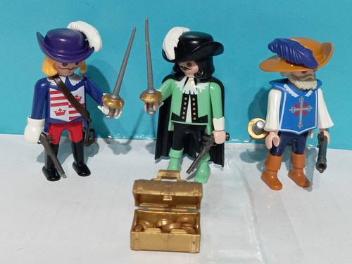 PLAYMOBIL FIGURAS MOSQUETEROS MOSQUETERO FRANCES FLANDES REF 4551 4565 70159