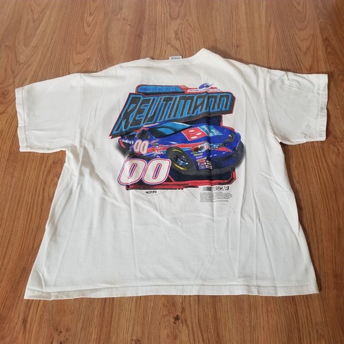 Vintage David Reutimann 00 Nascar Domino's T Shirt Large 2007 Michael Waltrip - Picture 14 of 24