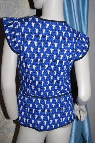 NUEVO CON ETIQUETAS BLUSA PLENTY by TRACY REESE MANGA ACAMPANADA talla 12 - Imagen 3 de 4