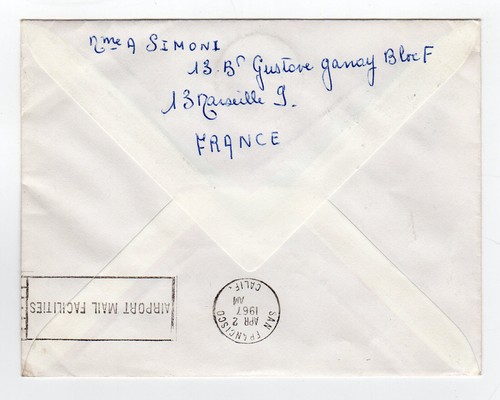 Première Liaison 1967 Paris - New-York- San Francisco par PAN AMERICAN /RUB1v - Picture 2 of 2