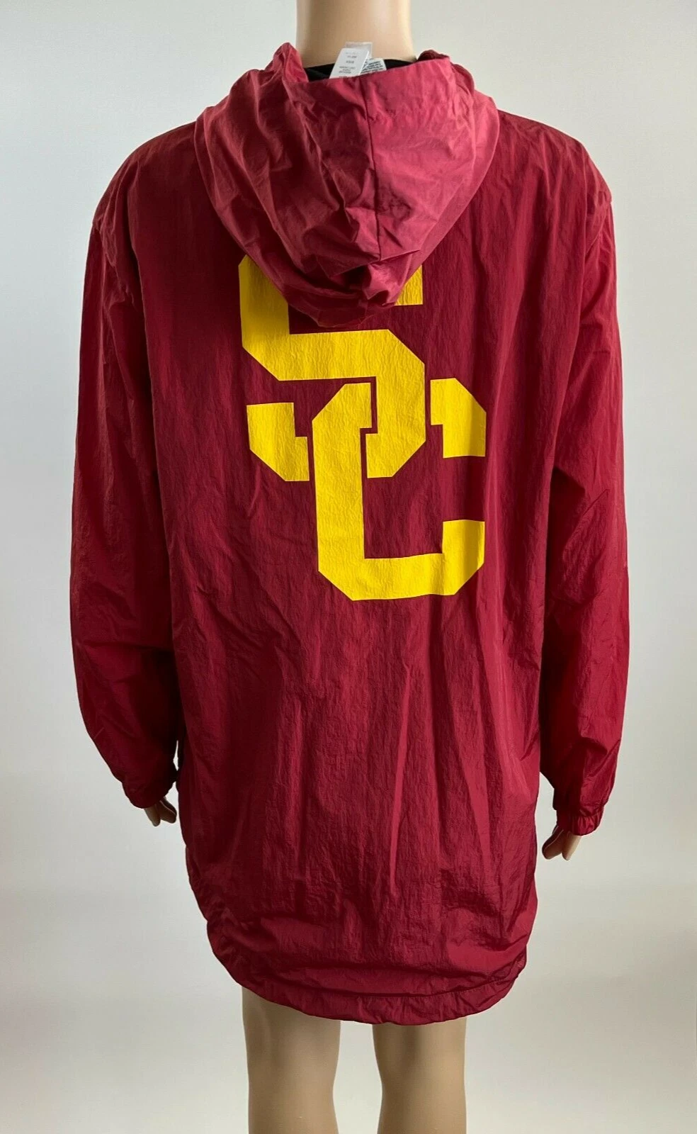 UNDERCOVER Giacca impermeabile Victoria's Secret ROSA collezione collegiale bordeaux XS S nuova con etichette