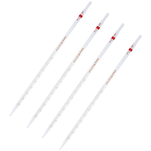 4Pcs Glass Graduated Pipettes Ring Pipette Measuring Small Glass Pipette - Picture 7 of 12