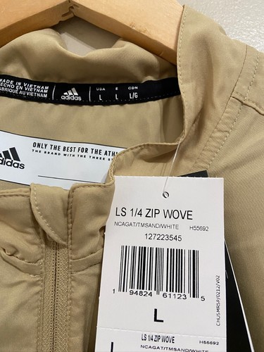 Adidas Georgia Tech gelbe Jacken Teamausgabe Windbreaker Jacke Herren L H55692 - Bild 8 von 9