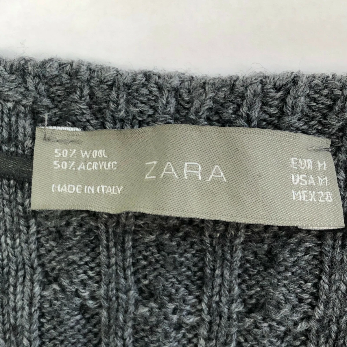 Zara hotsell wrap sweater