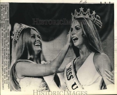 1972 press photo michele mcdonald miss usa winner tanya 1972 press photo michele mcdonald miss usa winner tanya