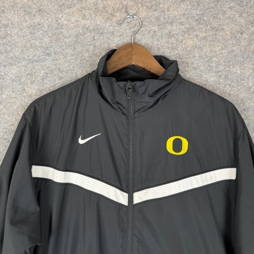 Nike Oregon Ducks Pit Crew Jacket Mens Medium NCAA Basketball Rare Giveaway - Picture 5 of 14