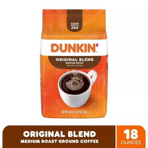 Dunkin' Original Blend Medium Roast Ground Coffee Medium roast coffee - 18oz - Picture 3 of 5