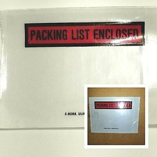 200 ULINE Super Stick Packing List Enclosed 4 x 5.5" Tamperproof