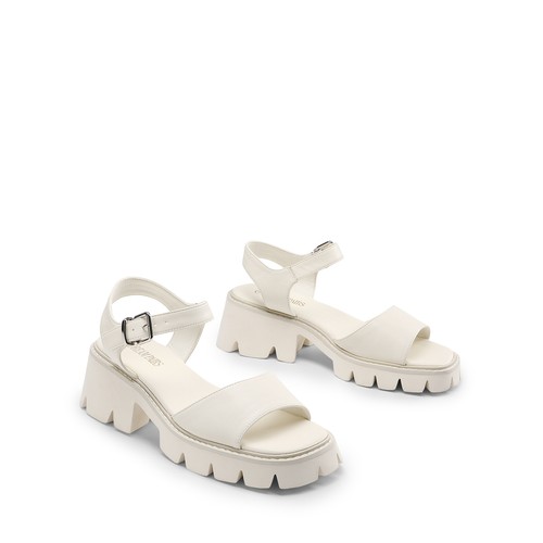 Women Low Platform Chunky Block Heels Square Toe Ankle Straps Dress Heel Sandals - Picture 3 of 24