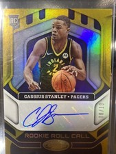 2021 Panini Certified GOLD CASSIUS STANLEY ROOKIE AUTO TO 10 #08/10