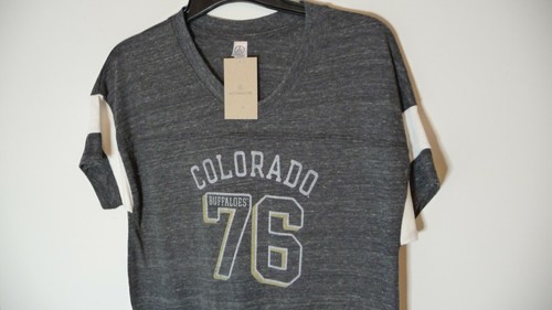New women's size medium Colorado University Buffalos t-shirt short sleeve shirt - Picture 2 of 3