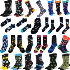 Men & Ladies Novelty Funky Nasa Outer Space Planets Themed Socks Great Xmas Gift
